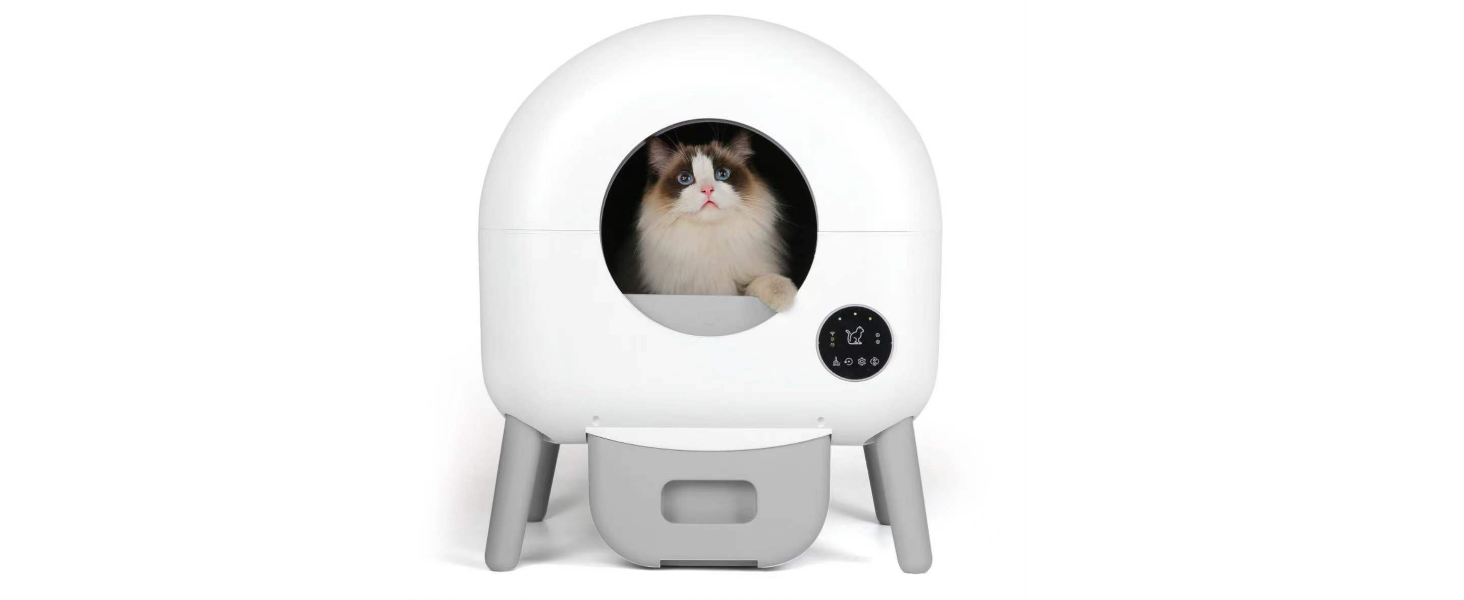 自動猫トイレ 遠隔操作可能 Amazon | Bunfly 自動トイレ猫 自動猫トイレ スマートフォン管理 中立